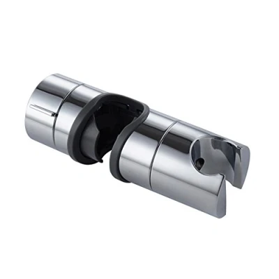 Image of Shower Head Bracket, Universal 360 Rotate Adjustable Hand Rail Bracket Slider 18 25MM O.D.for Slide Bar Holder Replacement Shower, ABS Chrome Plated