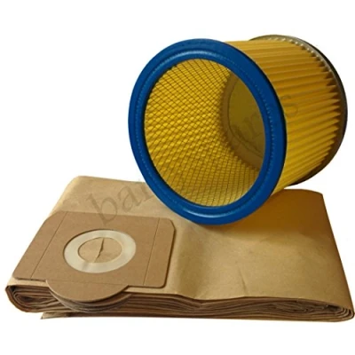 Image of bartyspares® FILTER &amp; DUST hoover BAGS for EARLEX POWERVAC COMBIVAC WD1000 WD1100 WD1200P
