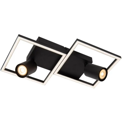 Image of Arianne Flush ceiling light LED 2xGU10 Black