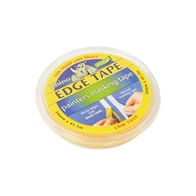 Image of CENTURION TA127L Painters Sharp Line Edge Masking Tape, Yellow, 24mm X 41.1m