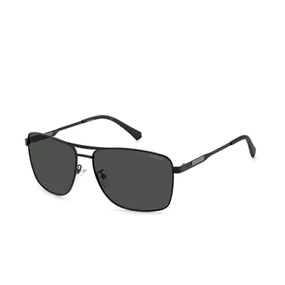 Image of POLAROID PLD 2136/G/S/X Matt Black men&#039;s sunglasses