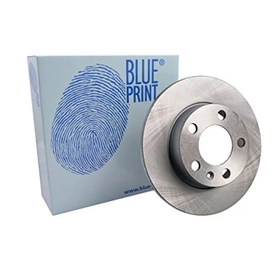 Image of 1J0615601, 1J0615601C, 1J0615601N, 1JE615601 Brake disc BLUE PRINT ADV184302 Rear Axle 232mm 9mm 5 Hole 100mm solid Coated VOLKSWAGEN: Golf 4