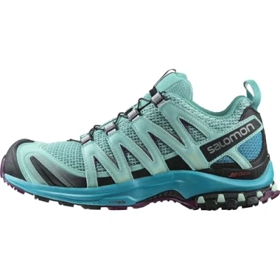 Image of Salomon Women&#039;s XA Pro 3D Running Shoe and Walking, Blue Curacao/Bluebird/Dark Purple, 6.5 UK
