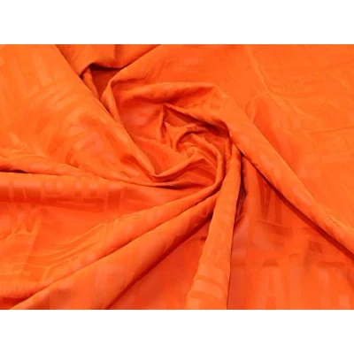 Image of Minerva Crafts Soft Touch Fabric Orange per metre