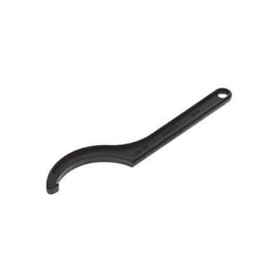 Image of GEDORE Hook spanner with lug, for Slotted nuts, AF 120 130 mm, Tip dia. 5 Ratchet spanner, 40