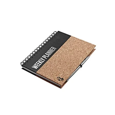 Image of Tinc A5 Weekly Planner Week to View Page Spread Smart Ballpoint Pen Included Lined Pages &amp; Wirebound Notebook
