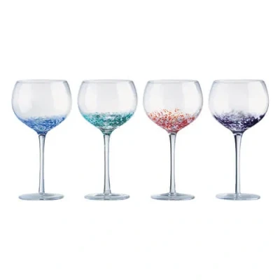Image of Anton Studios Set Of 4 Speckle Gin Glasses