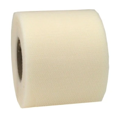 Image of C.E. Pattberg VERONA Decoration Ribbon Cream, 50 m Tulle Band For Wrapping And Decorating, 72 mm Width, Elegant Easter Decorations, Baby Showers, Christmas, Wedding, Car
