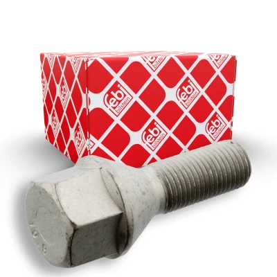 Image of 540535, 540555, 540559 Wheel Bolt FEBI BILSTEIN 46637 M12 x 1,25 Conical Seat F 17mm 10.9 19 Zinc coated Steel Male Hex CITROËN: Xsara Picasso