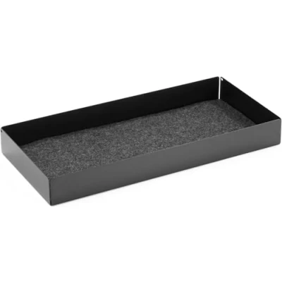 Image of Durable Felt Lined Metal Drawer for Monitor Riser Stand to Be Used with 47 x 22 cm Silent Opening