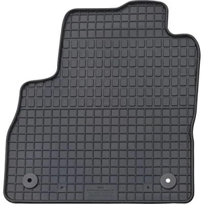 Image of PETEX Fit Driver Rubber Car Mat Premium 1 Piece Black