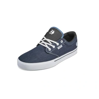Image of Etnies Jameson 2 ECO Skate shoes, Men&#039;s, Size: 4, Blue/black/white Textile