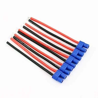 Image of BDHI 5pcs EC3 Style Female Connectors Adapters Cable with 10cm 14awg Silicone Wire(BDHI 23)