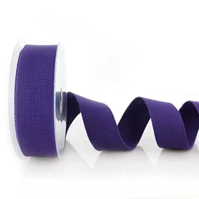 Image of Trimz Cotton Webbing, Purple, 30mm