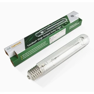 Image of GE Current Lucalox LU600/HO/T/E40 GL 600W, 88,000lm, 2100k, Horticultural Grow Lamp Bulb
