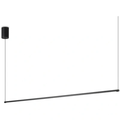 Image of Essence LED Bar Pendant Ceiling Light Black 2700K