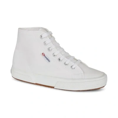 Image of Superga 2795 Cotu White Canvas High Top Trainers 36 Fabric