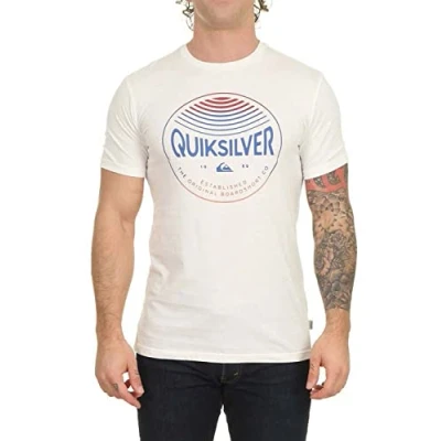 Image of QUIKSILVER Colors in Stereo T Shirt for Men Black, XL