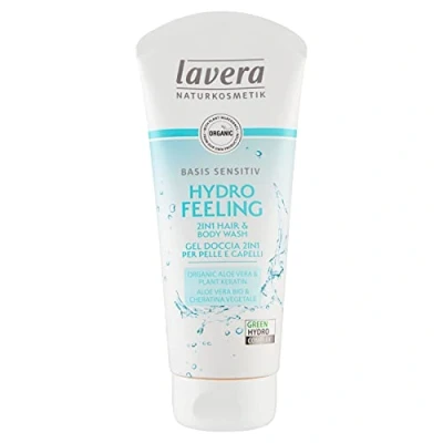 Image of lavera Hydro Feeling 2in1 Hair and Body Wash ∙ Vegan ✔ Organic Skin Care Natural &amp; Innovative Cosmetics 200ml