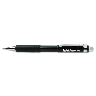 Image of Pentel QE515A Twist Erase III Mechanical Pencil, 0.5 mm, Black Barrel