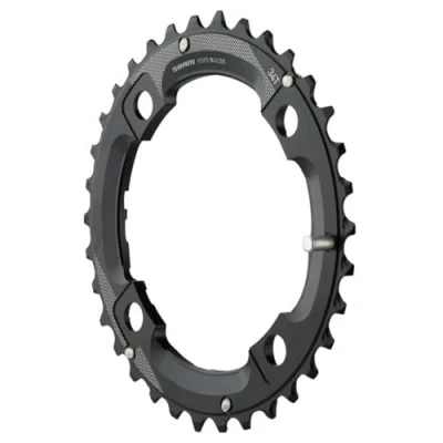 Image of Sram MTB 34t, LK 104 mm Aluminium Medium Pin 2x10 (GX) 11.6218.021.000 Chain Rings, Black