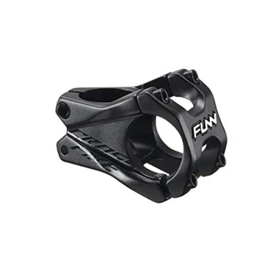 Image of Funn Crossfire Mountain Bike stem with 35mm Bar Clamp Durable and Lightweight Alloy for BMX Bike, Length (Black)