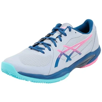 Image of Asics Solution Swift FF 2 Padel shoes, Men&#039;s, Size: 8, Grey blue/mako blue Textile/synthetics