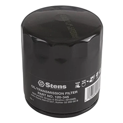 Image of Stens 120 345 Oil Filter, compatible with/replacement for Kohler 52 050 02 S, Black