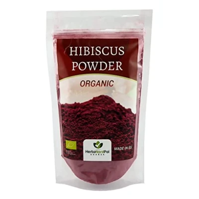 Image of All Natural Multipurpose Hibiscus Powder EU Quality Organic Vitamin C and Acids No Additives or Preservatives 250G