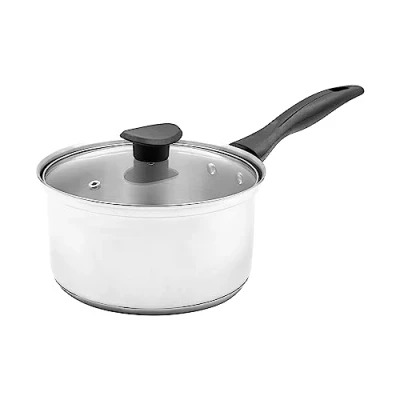 Image of Blackmoor 20cm Stainless Steel Saucepan with Lid