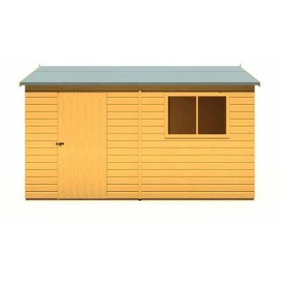 Image of Shire Premium Shed Range Lewis 12x8 SD Reverse Apex Style D