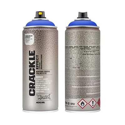 Image of Montana 418440 Crackle EFFECT Gentian Blue 400ml (EC5010)