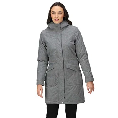 Image of Regatta Women&#039;s Roman Jackets, Waterproof, Insulated, Storm Grey Marl, 12