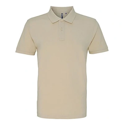 Image of Asquith &amp; Fox Men&#039;s Polo Shirt, Off White (Natural 000), Medium (Size:Medium)