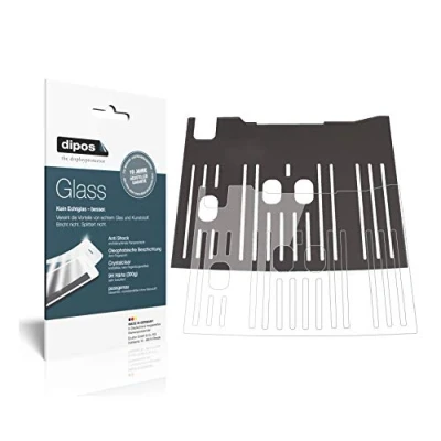 Image of dipos I Screen Protector compatible with De Longhi Dinamica Plus ECAM 376.95 T Drip tray Flexible Glass 9H Display Protection