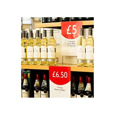 Image of Pos Display Shop 10 x A4 Portrait Pallet Sign Holder/Warehouse Holder/Aisle Holder/Offer Card Holder/Information Holder/Price Holder/Display PVC 100% Recyclable!