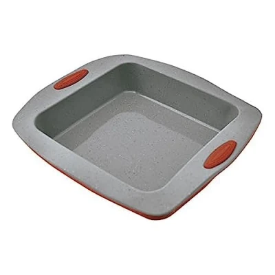 Image of Jata Hogar Baking and Cooking Mold, Silicone, Grey Red, 20x19x4.5 cm