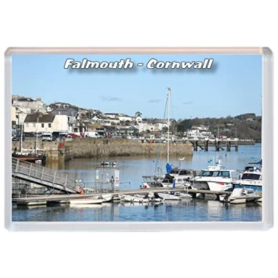 Image of Baked Bean Store Falmouth Cornwall 96 x 67mm Jumbo Fridge Magnet/Magnets BBSFHM391