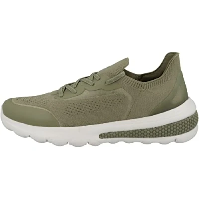 Image of Geox Women&#039;s D Spherica Actif Sneaker, Pistachio, 8 UK