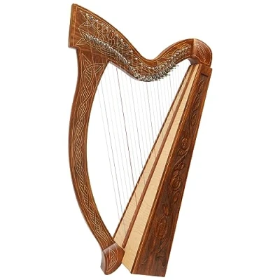 Image of Uzman Versand Celtic Harp 27 Strings with Half tone Levers