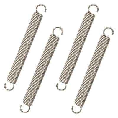 Image of GUNGY Extension Spring 100 mm Tension With Dual Hook in 304 Stainless Steel OD 10 Wire Diameter 1.6 Max Load 8 kg x 4 Pcs