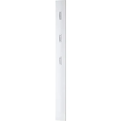 Image of Germania coat Rack Panel 3255, with fold out hooks, in White High Gloss, 15 x 170 4 cm (WxHxD), 3255 84