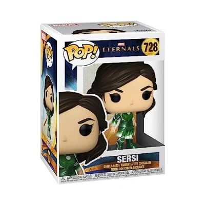 Image of Funko POP! Marvel: Eternals Sersi the Collectable Vinyl Figure Gift Idea Official Merchandise Toys for Kids &amp; Adults Movies Fans Model Collectors and Display
