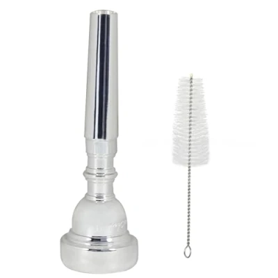 Image of DANCHET Silver Plated 7C Trumpet Mouthpiece Musical Instrument Accessories For Beginners and Professionals.…