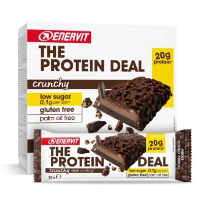 Image of Enervit The Protein Deal Bar (Double Choco Storm, Pack of 12 Bars)