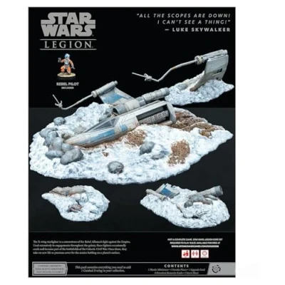 Image of Star Wars Legion Crashed X Wing Terrain