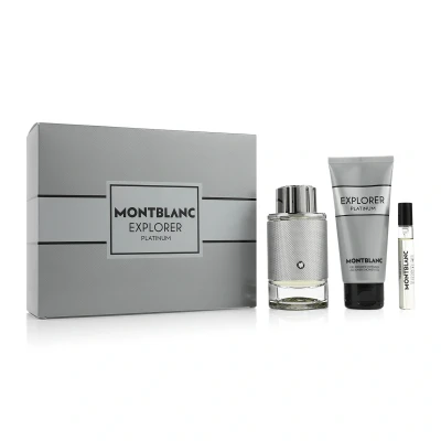 Image of Montblanc Explorer Platinum Eau de Parfum 100ml Spray Set