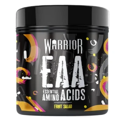 Image of Warrior EAA Essential Amino Acids 360g Provides Exceptional Support for Recovery &amp; Muscle Soreness Formula Includes Cyclic Dextrin, Taurine and More, Fruit Salad