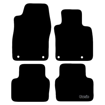 Image of Carsio Carpet Car Mats For Mazda CX 30 2019+ Onwards Tailored Fit Floor Mat Set Complete Accessory Black Custom Fitted All Weather, Anti Slip Backing &amp; Trim