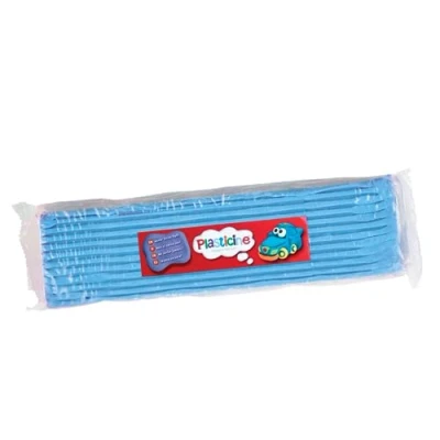 Image of Plasticine One Colour Slab 400g Light Blue, Modelling Compound for Professional Animators and Model Makers, Never Dries Out, Make Sculptures, Models Stop Motion Animations